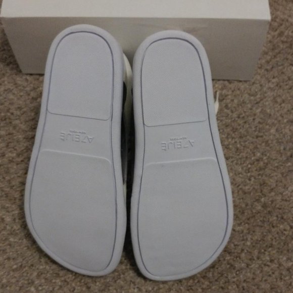 Aeria Nappa Leather Peep-Toe Sneaker Size Misses 10 M - Picture 10 of 10